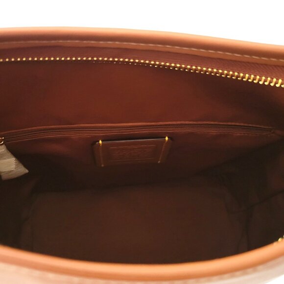 Coach CBH19 Smooth Grain Jude Duffle Bag Shoulder Handbag Tan - Picture 7 of 7